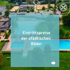 Eintrittspreise der städtischen Bäder