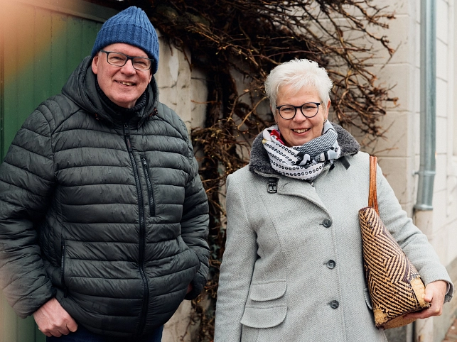 Freuen sich schon jetzt auf die Stadtführung „Erinnerungen – Melle in den 60er- und 70er-Jahren“: Christine Klokkers und Michael Pohlmeyer.