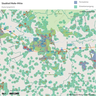 Stadtteil Melle-Mitte - Eignungsgebiete Stadtteil Melle-Mitte - Eignungsgebiete © Stadt Melle