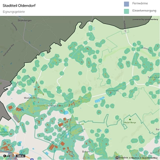 Stadtteil Oldendorf - Eignungsgebiete Stadtteil Oldendorf - Eignungsgebiete © Stadt Melle