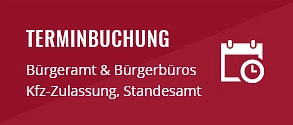 Banner Online-Terminbuchung