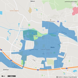 Wärmenetzeignungsgebiet Melle-Mitte Wärmenetzeignungsgebiet Melle-Mitte © Stadt Melle